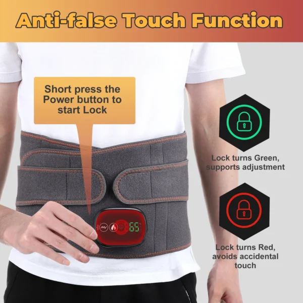 Heating Waist Massager Belts Vibration Inflatable Heated Pads Back Protector Waist Massage Relax Warmer - Image 17