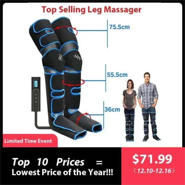 air pressure leg massager