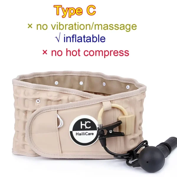 Heating Waist Massager Belts Vibration Inflatable Heated Pads Back Protector Waist Massage Relax Warmer - Image 9