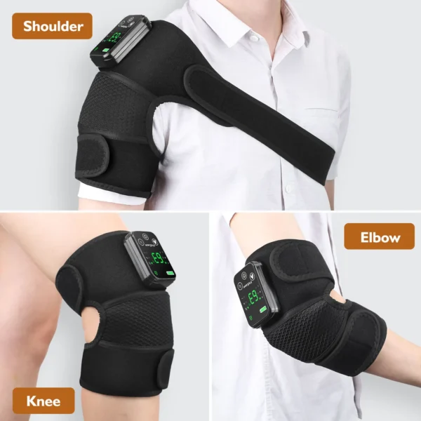 Vibration Shoulder Steamer Belt Heated Shoulder Warmer Massager Electric Fomentation Smart Massage Machine Temperature Adjust - Image 13